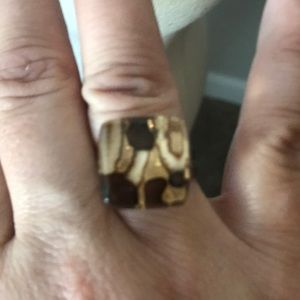 Adjustable Venetian glass ring